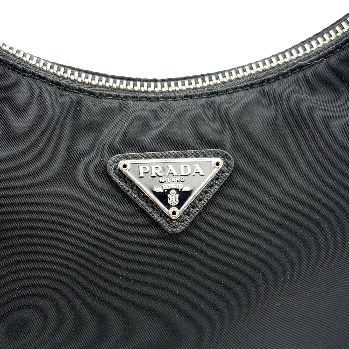Prada Re-edition 2005 Nylon Shoulder Bag Black