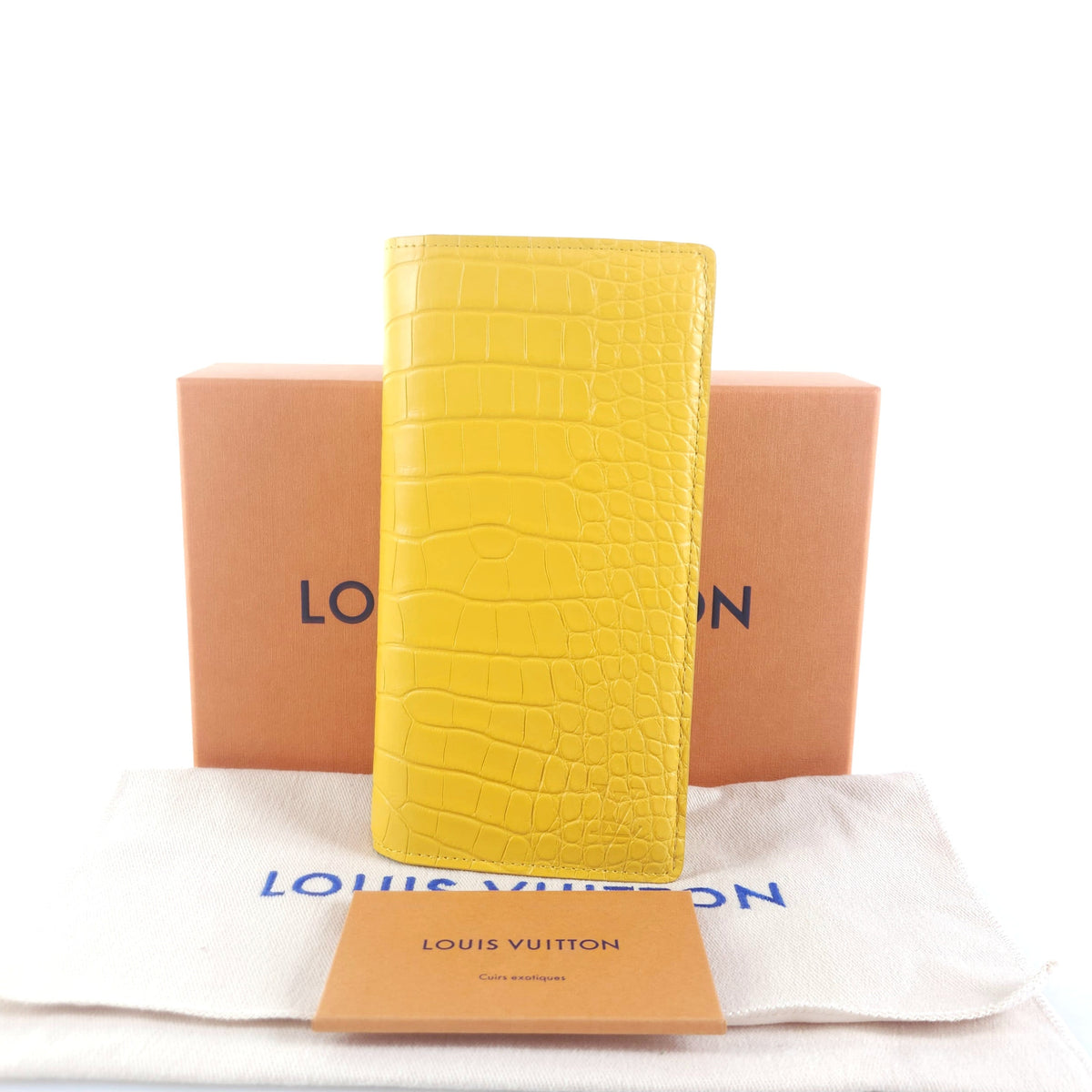 Exotic Alligator Wani Brazza Long Wallet