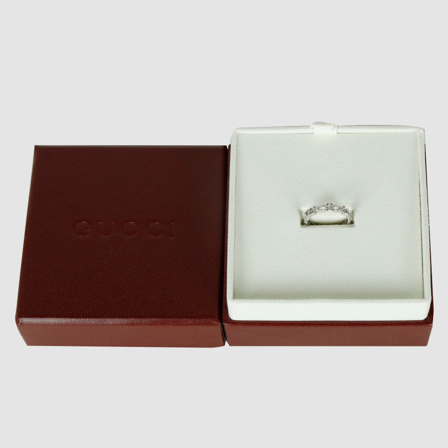 15 Flora Diamond White Gold Ring YBC629827002