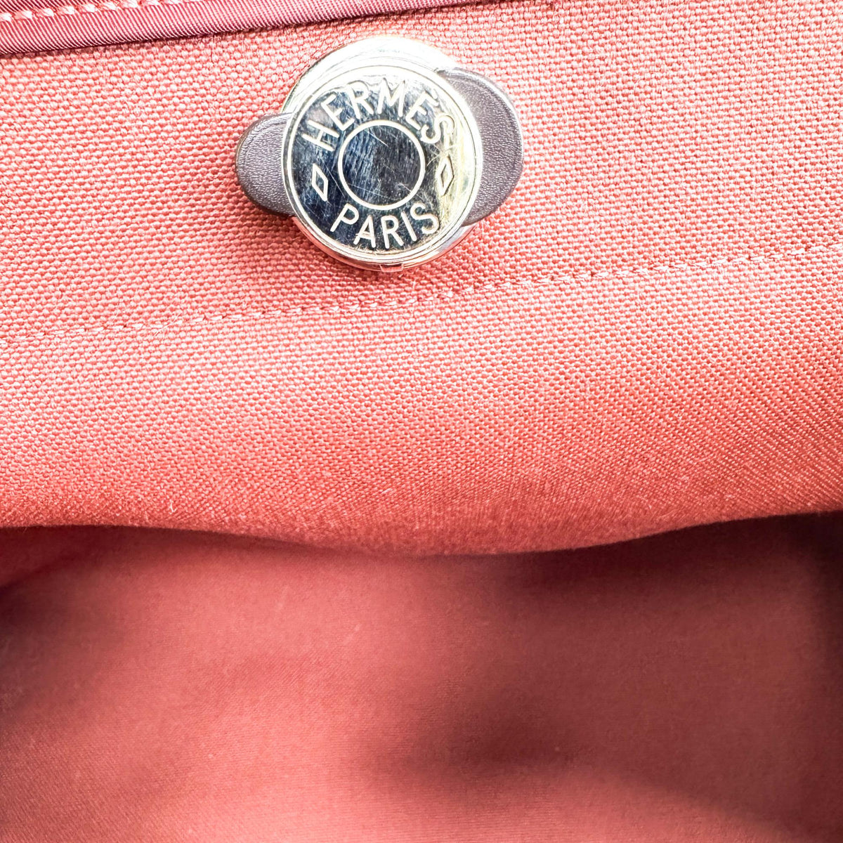 Hermès Herbag 31 PM Burgundy Brown Silver Hardware