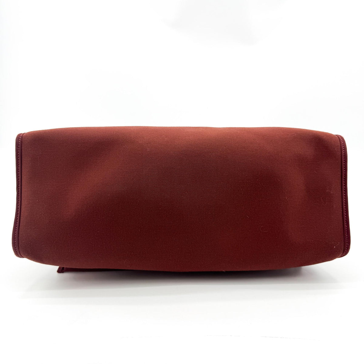 Hermès Herbag 31 PM Burgundy Brown Silver Hardware