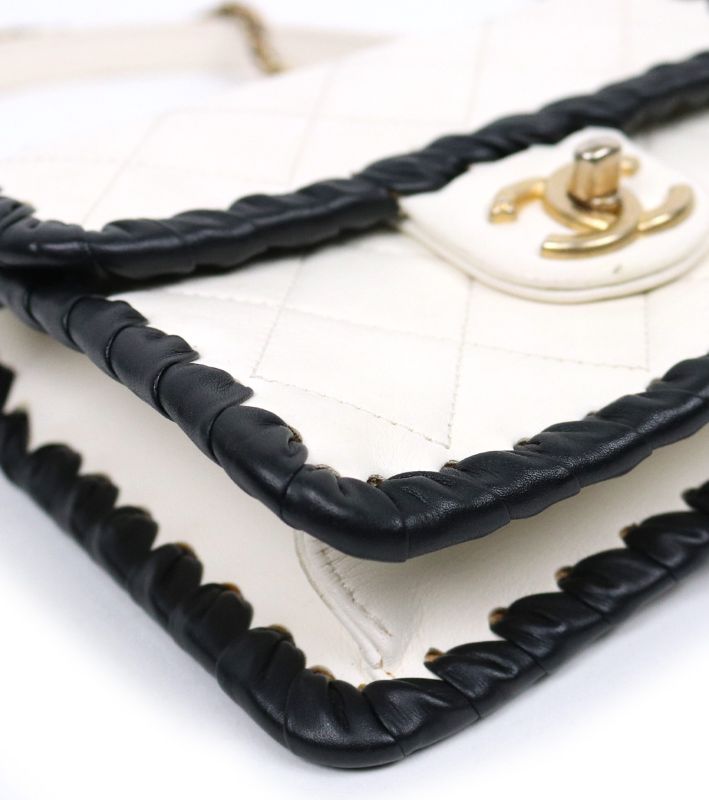 Chanel Mini White Flap Shoulder Bag