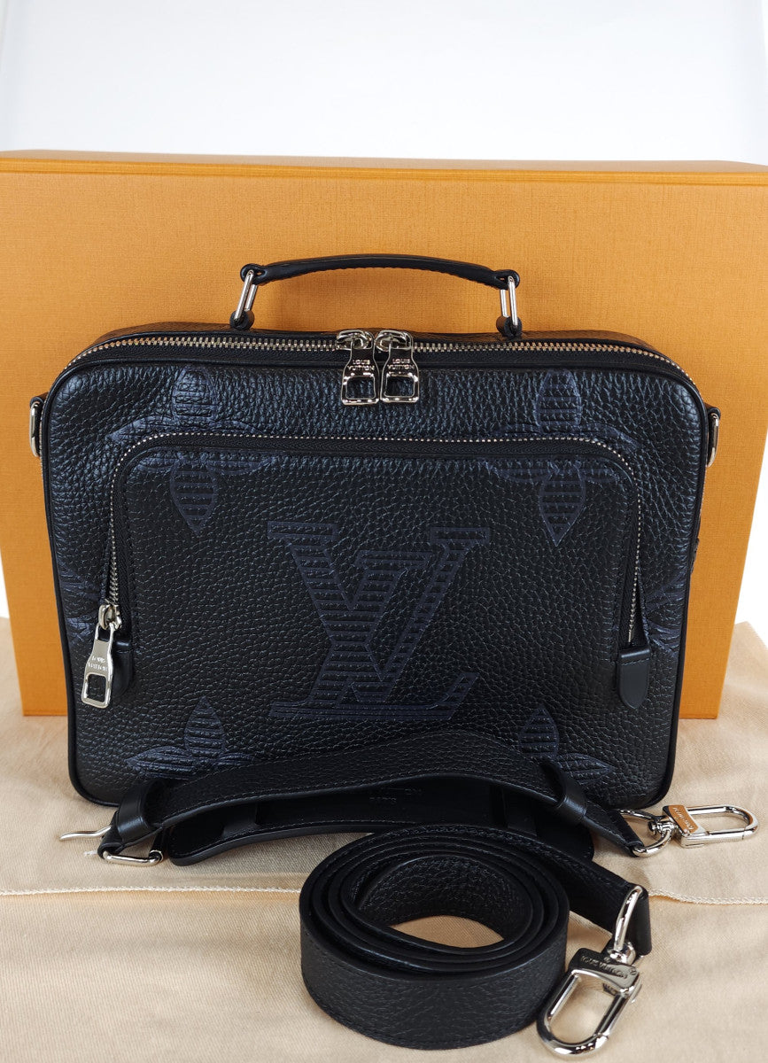 Taurillon Shadow Monogram Flight Case Tote Bag Messenger Bag M57287