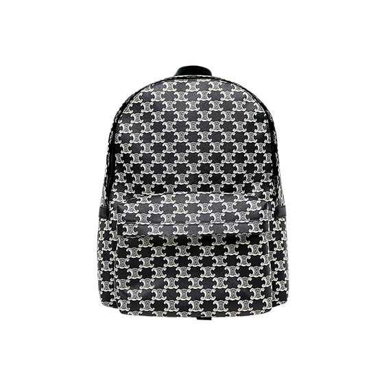 Céline Black Triomphe Canvas Backpack