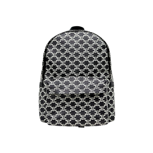 Céline Black Triomphe Canvas Backpack