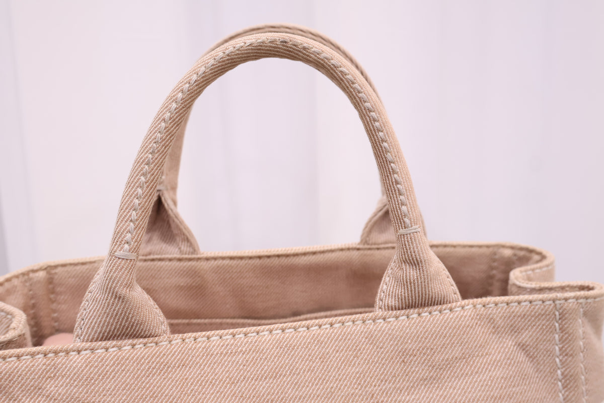 Logo Jacquard Camel Shoulder Tote Bag 5BA219