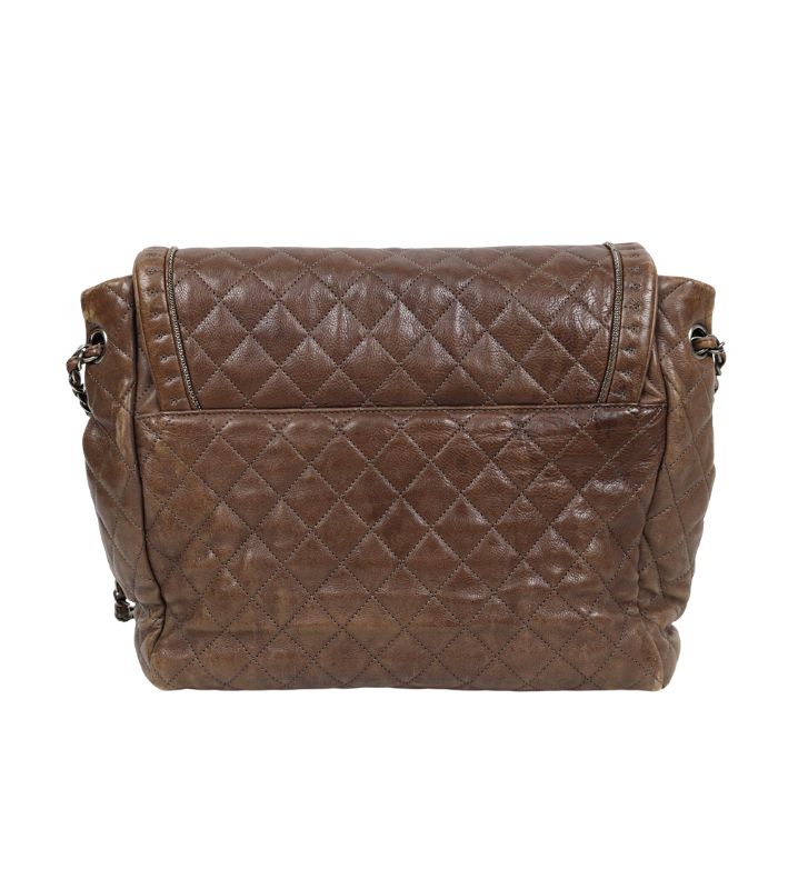 Chanel Brown Seasonal Chain Shoulder Bag