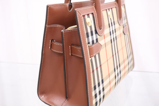 Baby Title Vintage Check Tote Bag 80252671