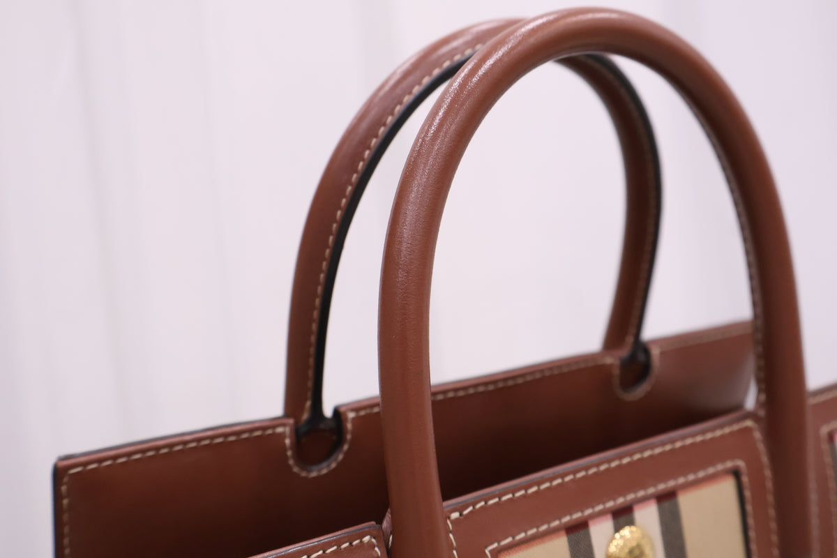 Baby Title Vintage Check Tote Bag 80252671