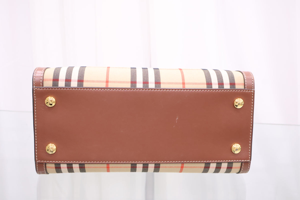 Baby Title Vintage Check Tote Bag 80252671