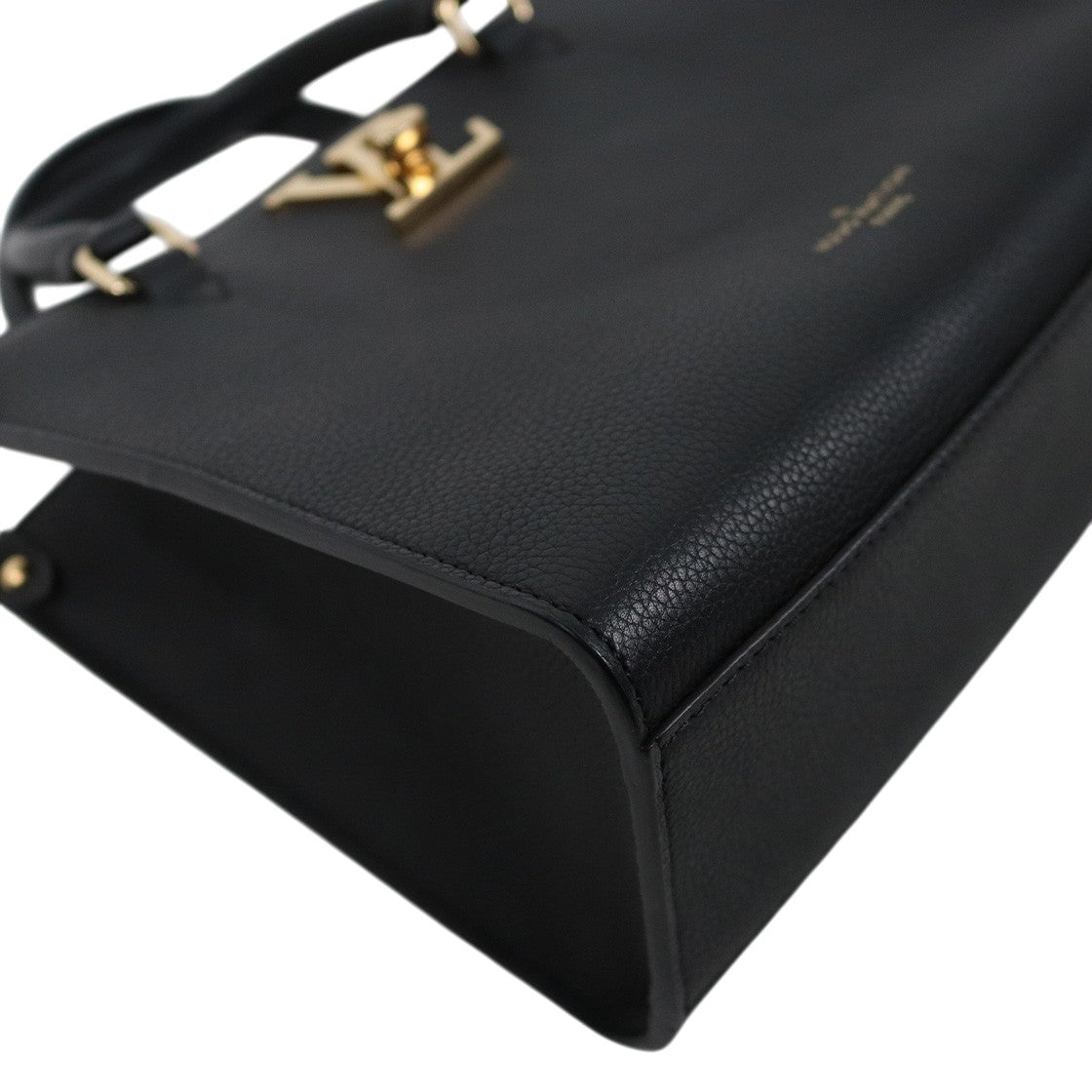 Louis Vuitton Black Rock & Go LockMe Tote Bag