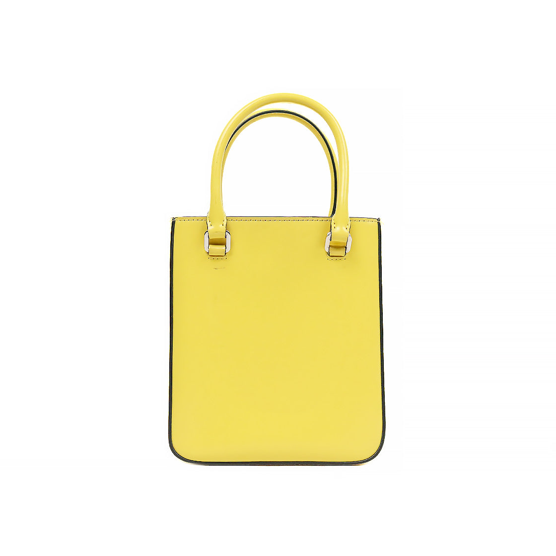 Prada Yellow Brushed Tote Bag