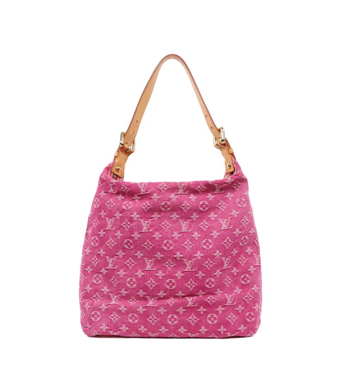Louis Vuitton Pink Denim Baggy GM