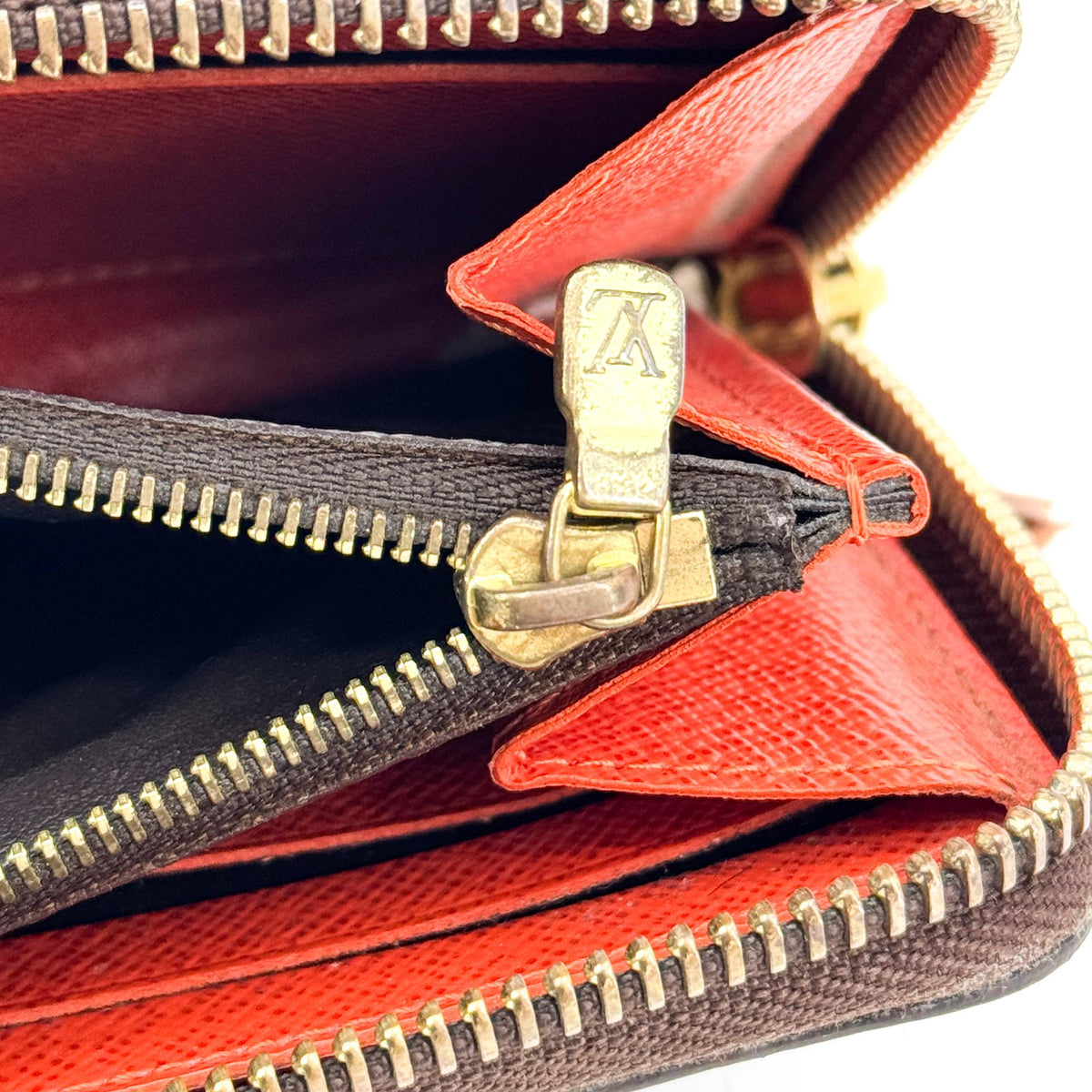 Louis Vuitton Monogram Zippy Wallet Brown