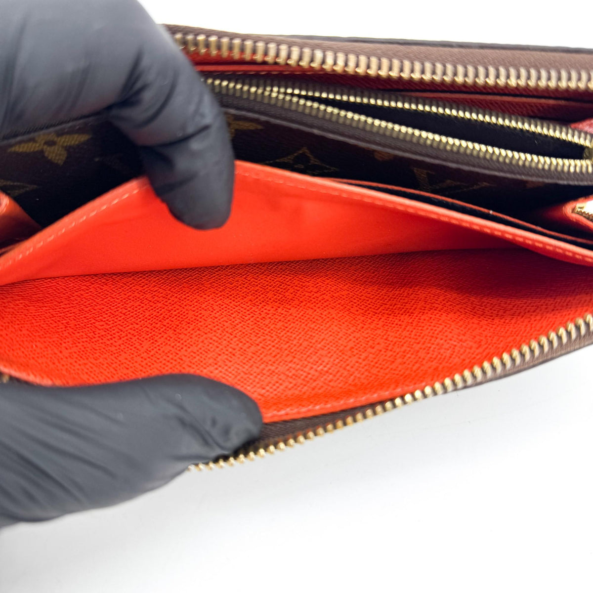 Louis Vuitton Monogram Zippy Wallet Brown