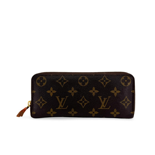 Louis Vuitton Monogram Zippy Wallet Brown
