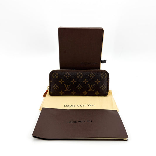 Louis Vuitton Monogram Zippy Wallet Brown