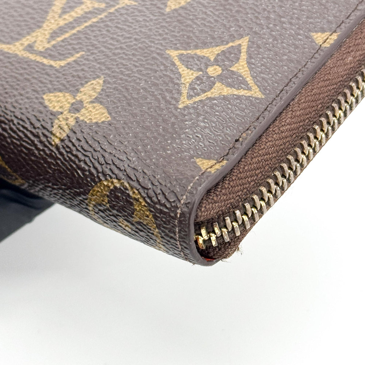 Louis Vuitton Monogram Zippy Wallet Brown