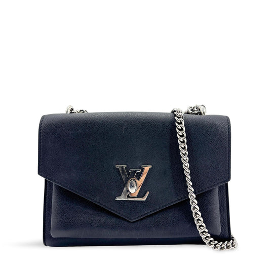 Louis Vuitton Lockme II BB Chain Shoulder Bag Black