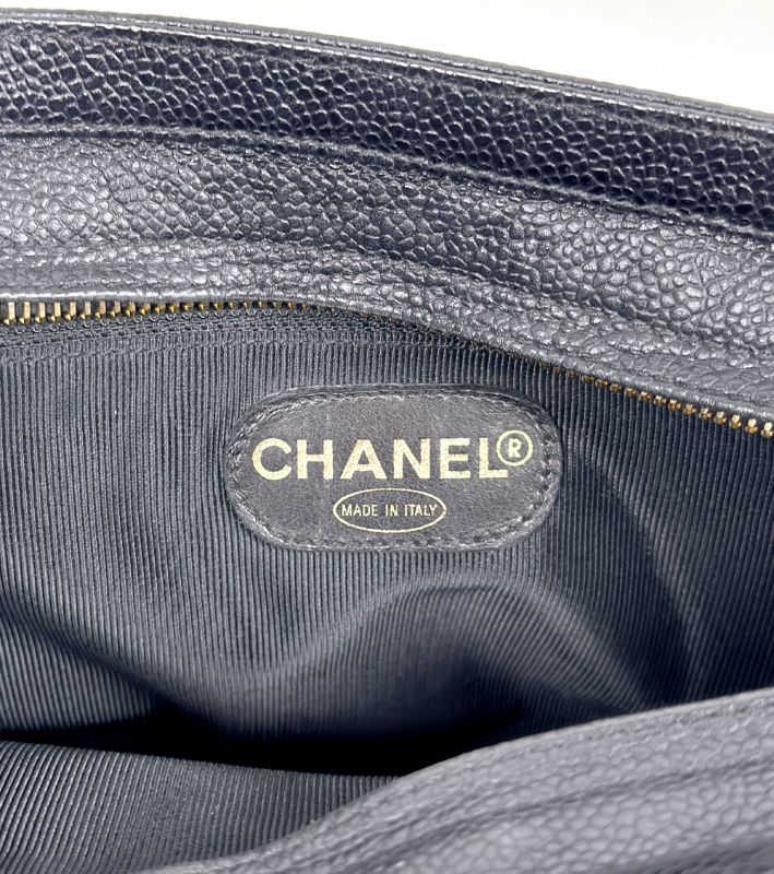 Chanel Black Caviar Triple C Shoulder Bag
