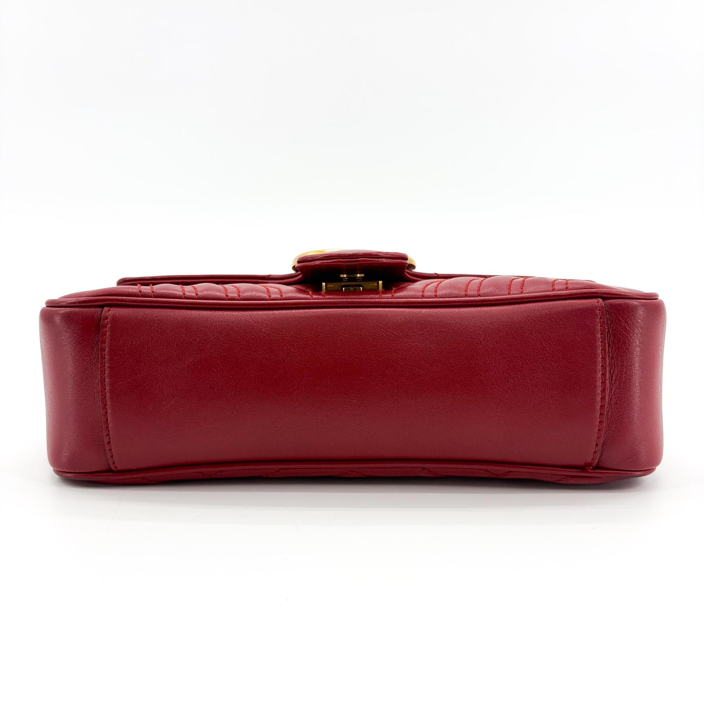Gucci GG Marmont Small Shoulder Bag Hibiscus Red