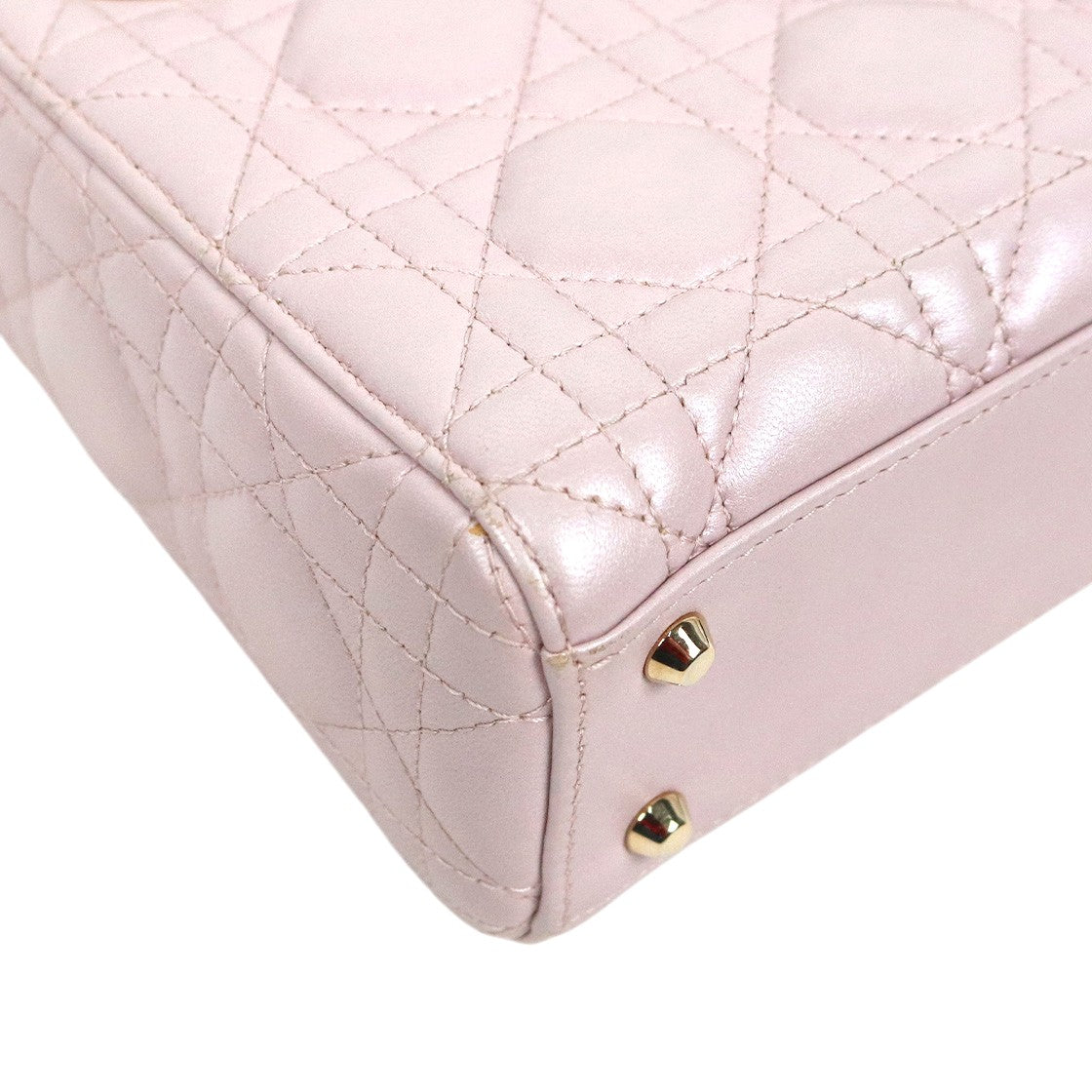 Dior Metallic Pink Lady Mini Shoulder Bag