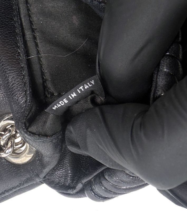 Miu Miu Black Matelassé Chain Shoulder Bag