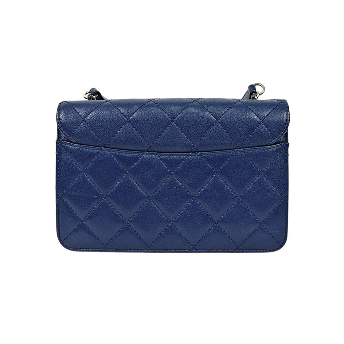 Chanel Navy Beauty Lock Chain Shoulder Bag