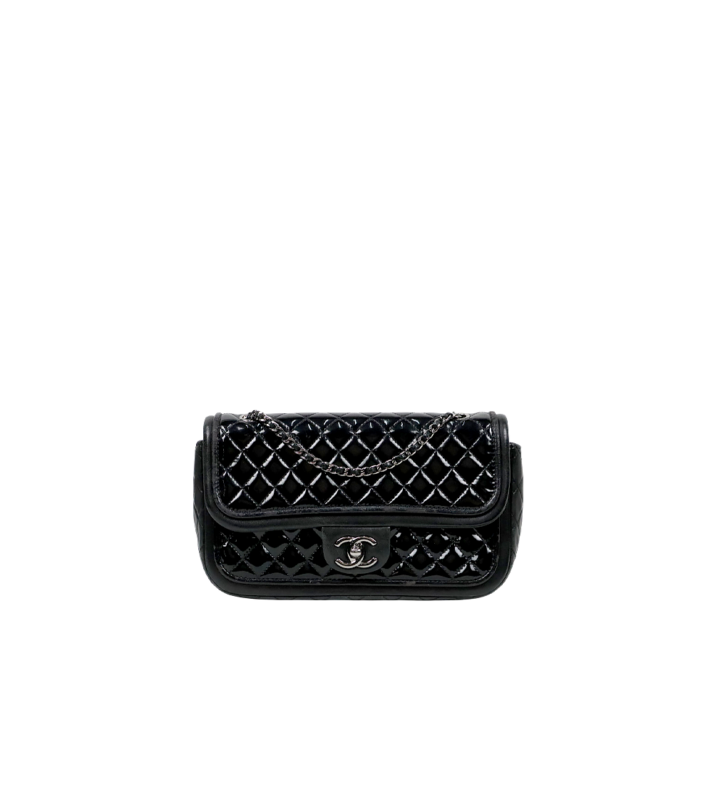 Chanel Black Paillette Chain Shoulder Bag