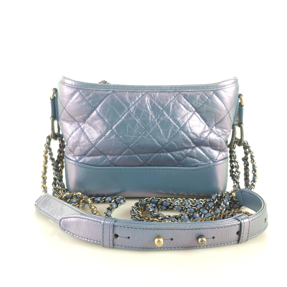 Small Iridescent Gabriel Hobo Bag Shoulder Bag Crossbody Bag A91810