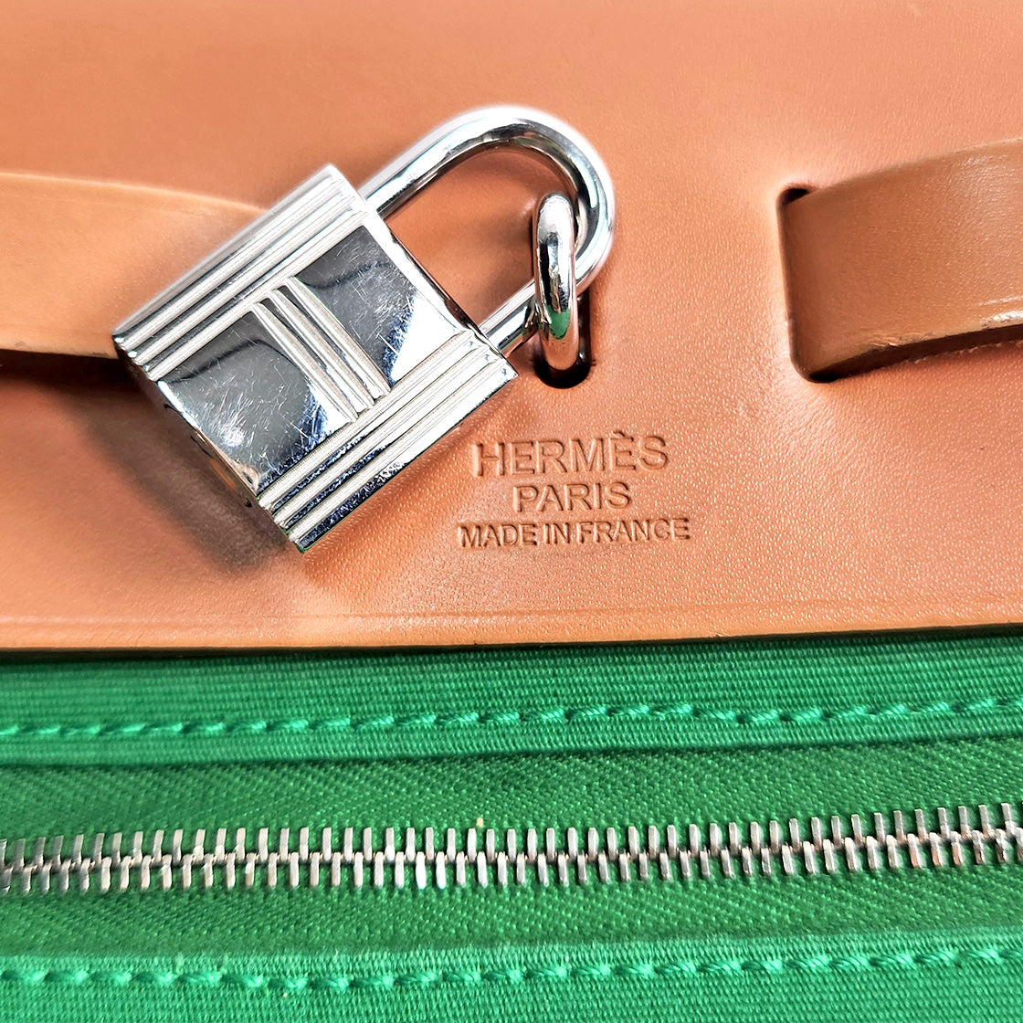 Hermès Green NEW ZIP Erbag