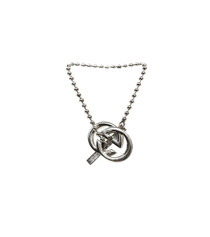 Gucci Interlocking G Bar Silver Bracelet
