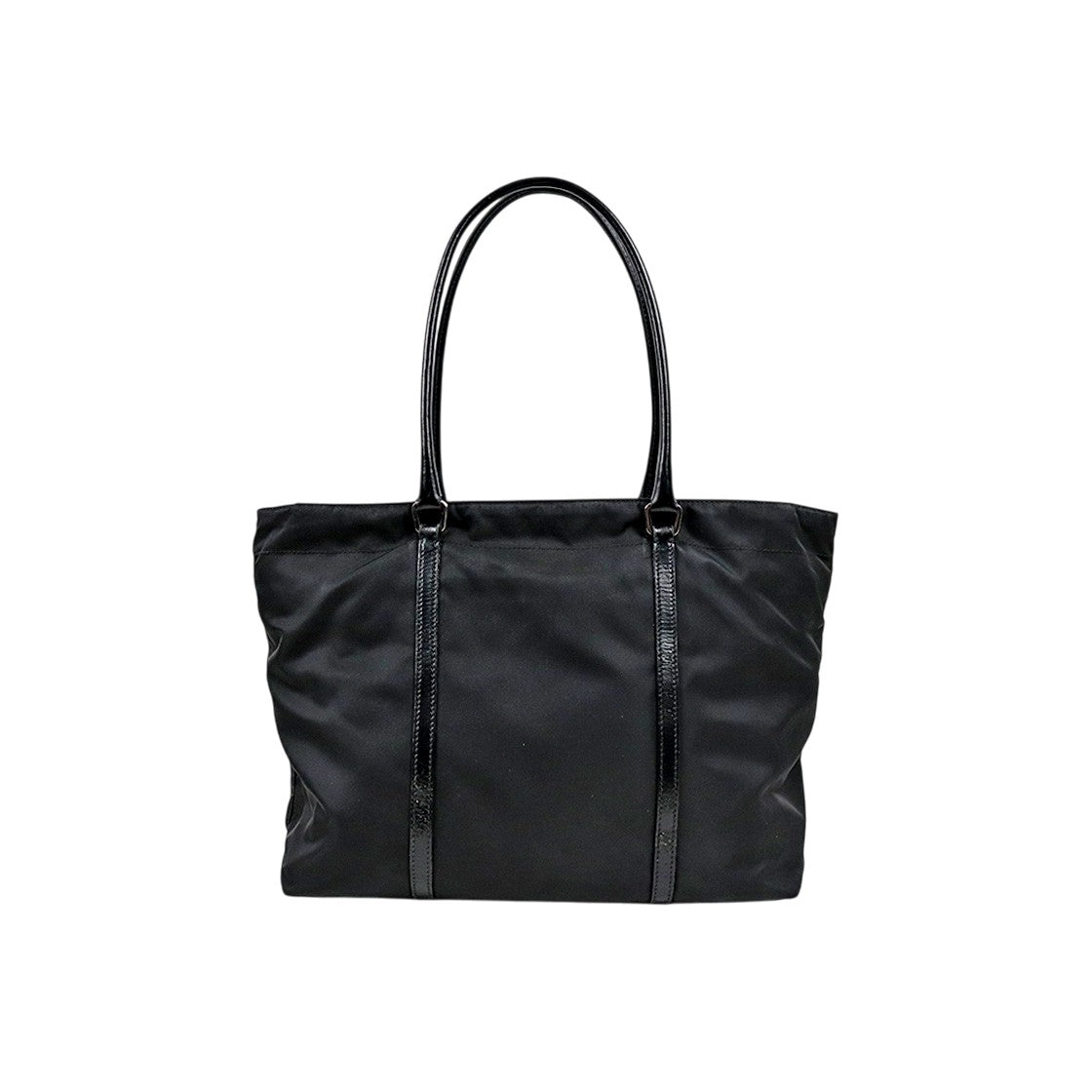 Prada Black Pocono Trimmed Shoulder Bag