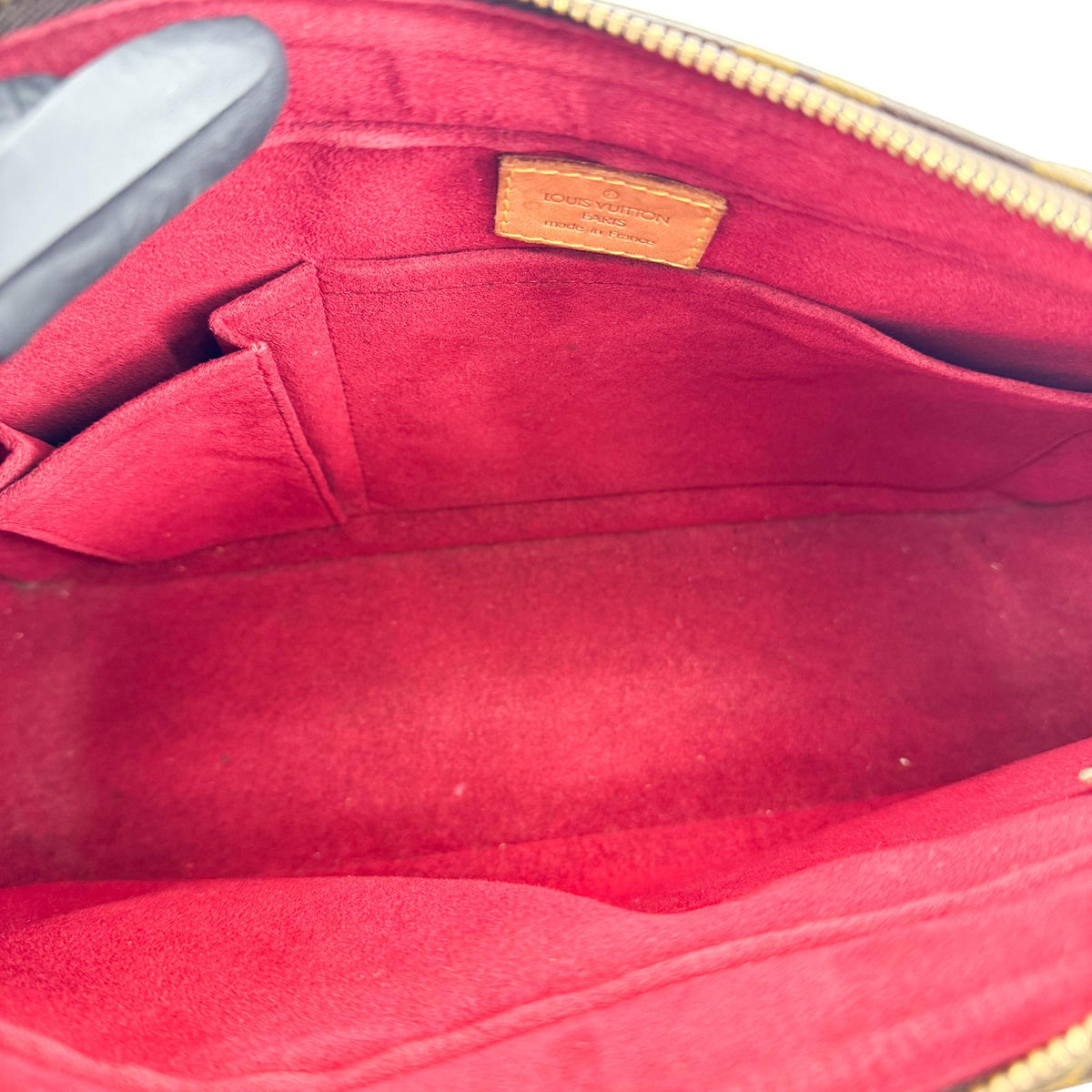 Louis Vuitton Monogram Vivacity GM Crossbody Bag Brown