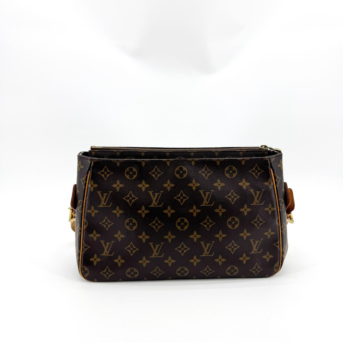 Louis Vuitton Monogram Vivacity GM Crossbody Bag Brown