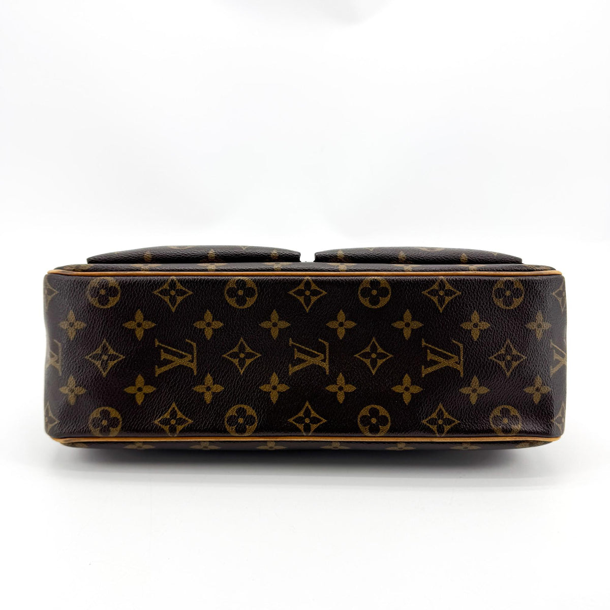 Louis Vuitton Monogram Vivacity GM Crossbody Bag Brown