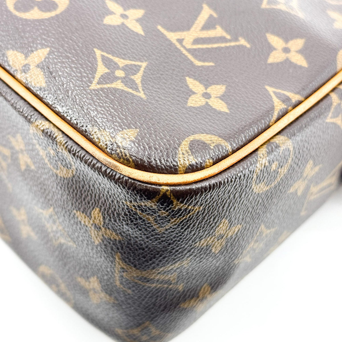 Louis Vuitton Monogram Vivacity GM Crossbody Bag Brown