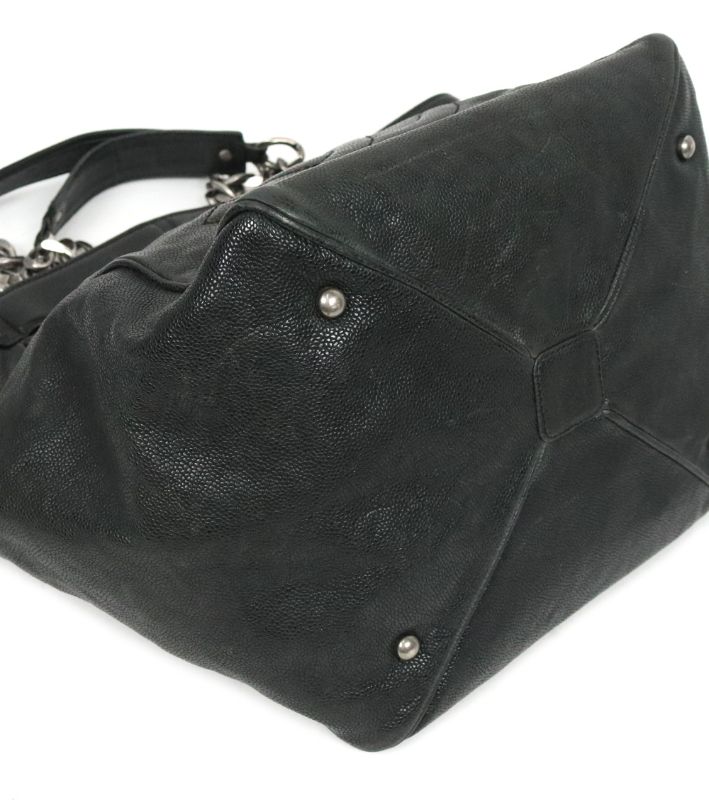Chanel Black Big CC Chain Shoulder Bag