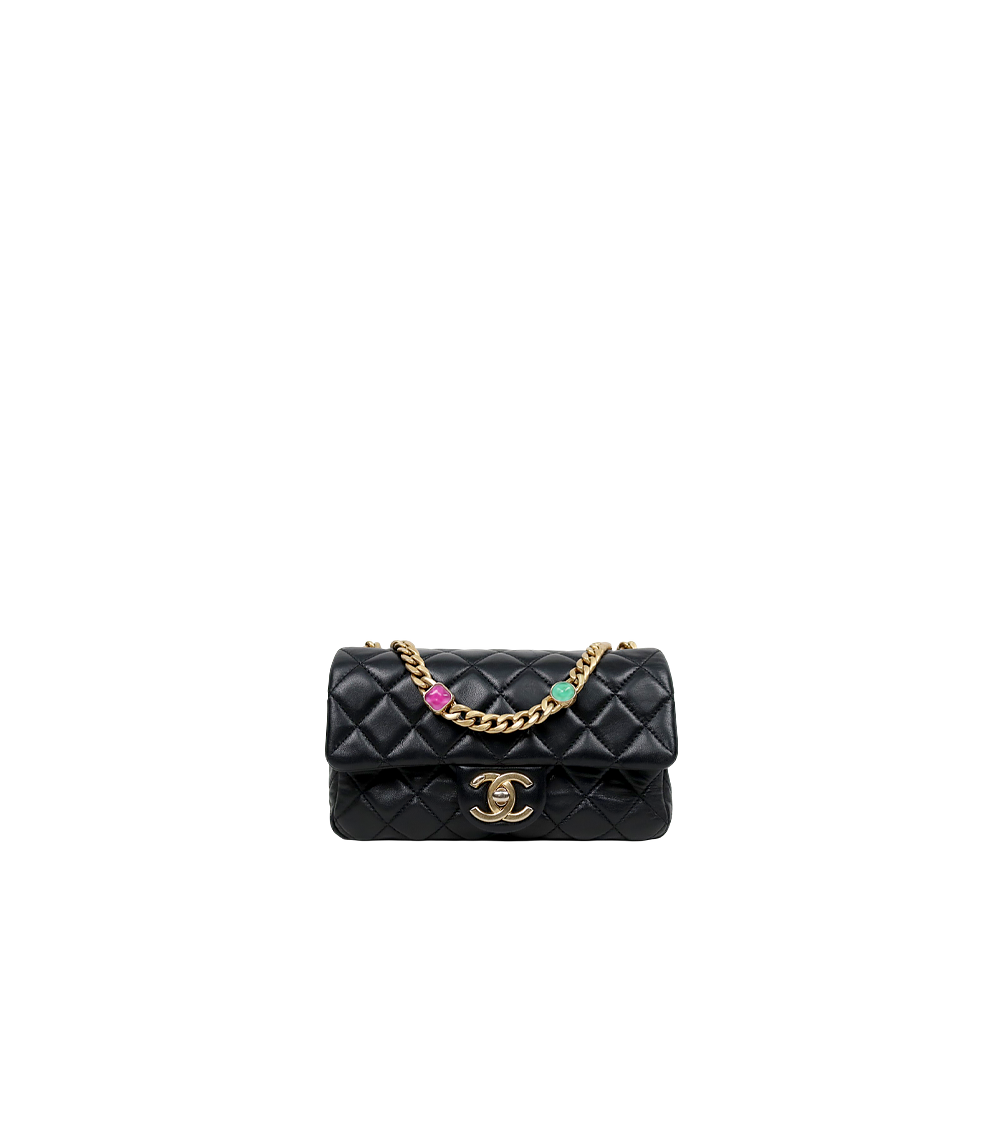 Chanel Black Resin Jewel New Mini