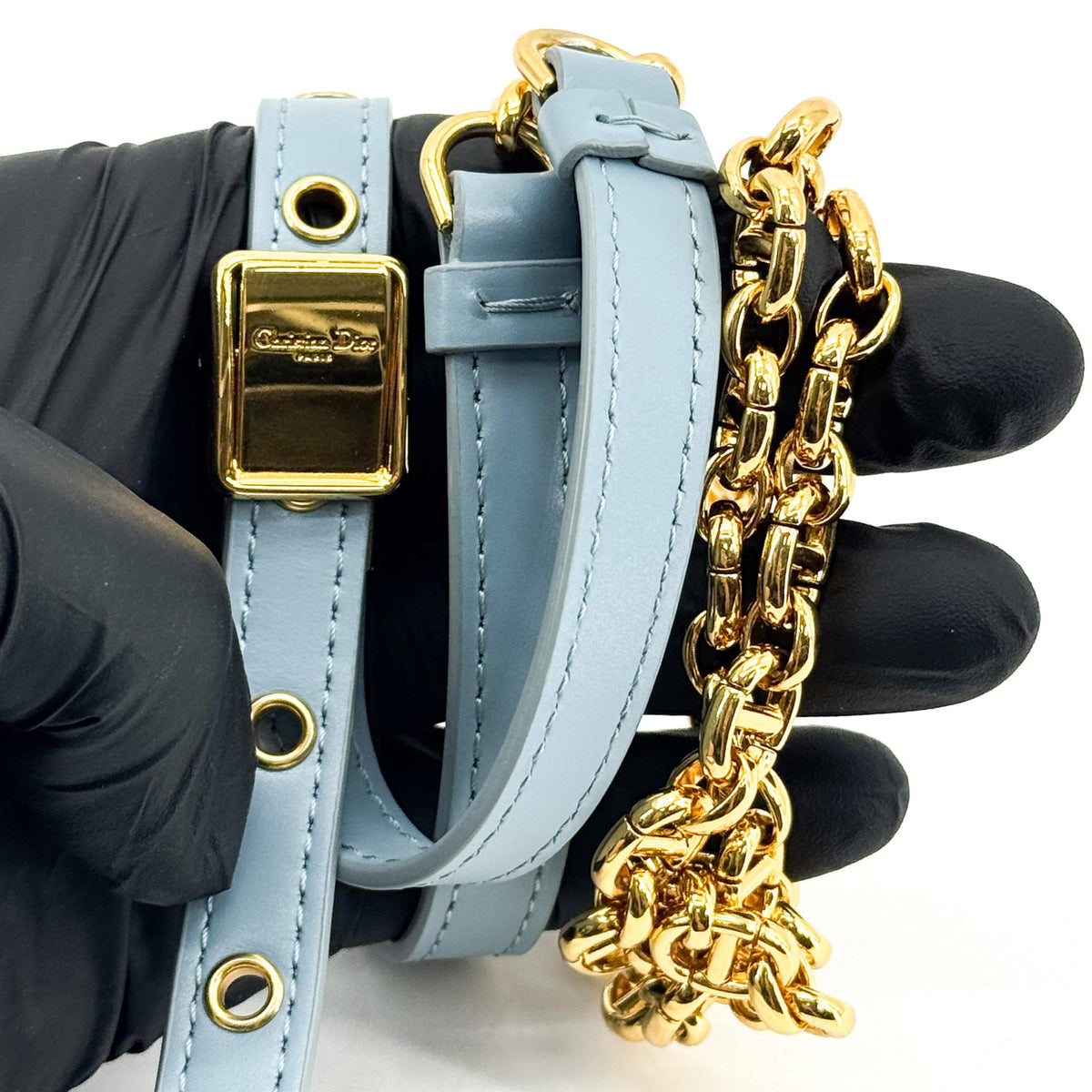 Dior Caro Box Bag Horizon Blue