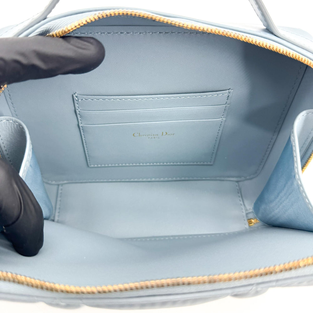 Dior Caro Box Bag Horizon Blue