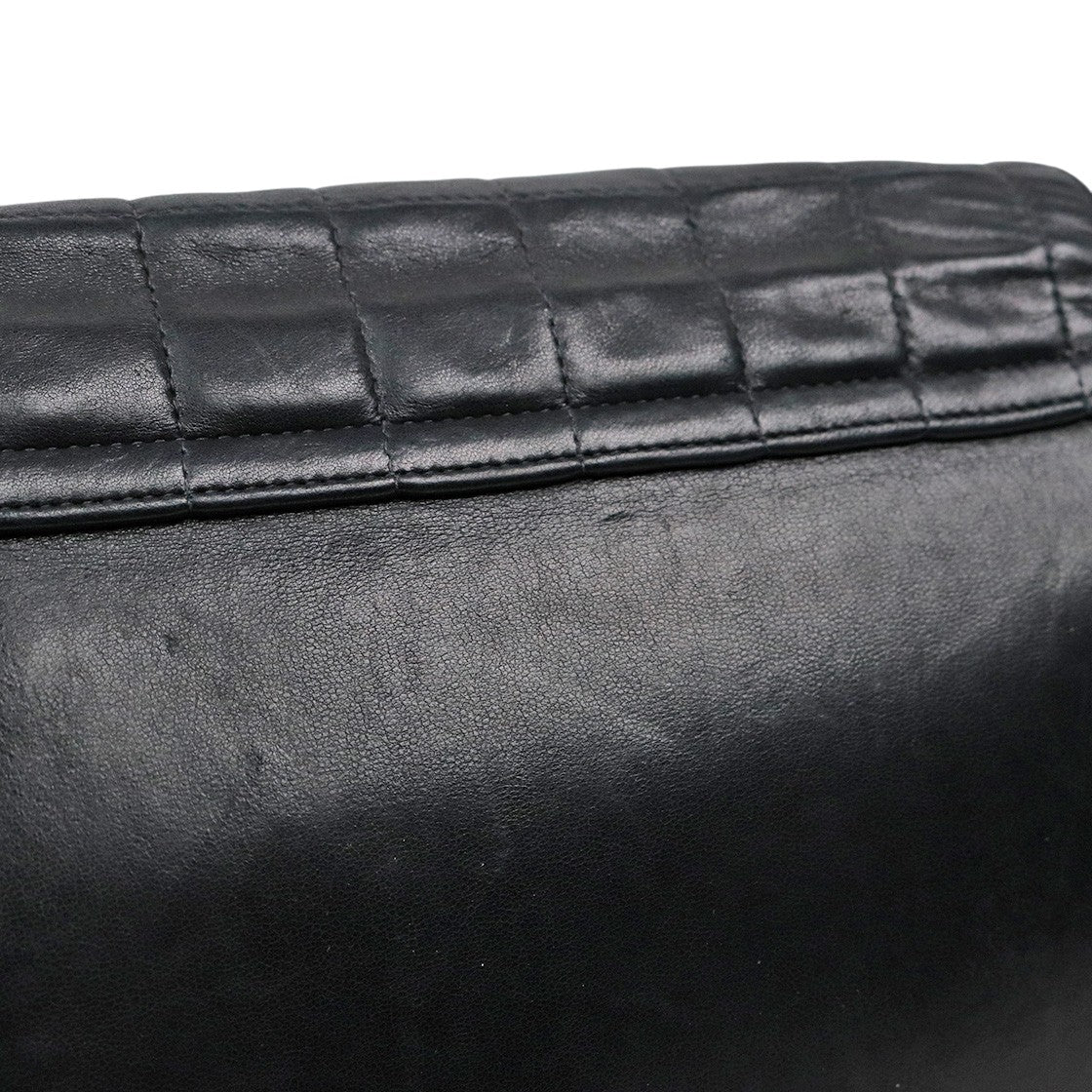Chanel Black 2.55 Chocolate Bar Shoulder Bag