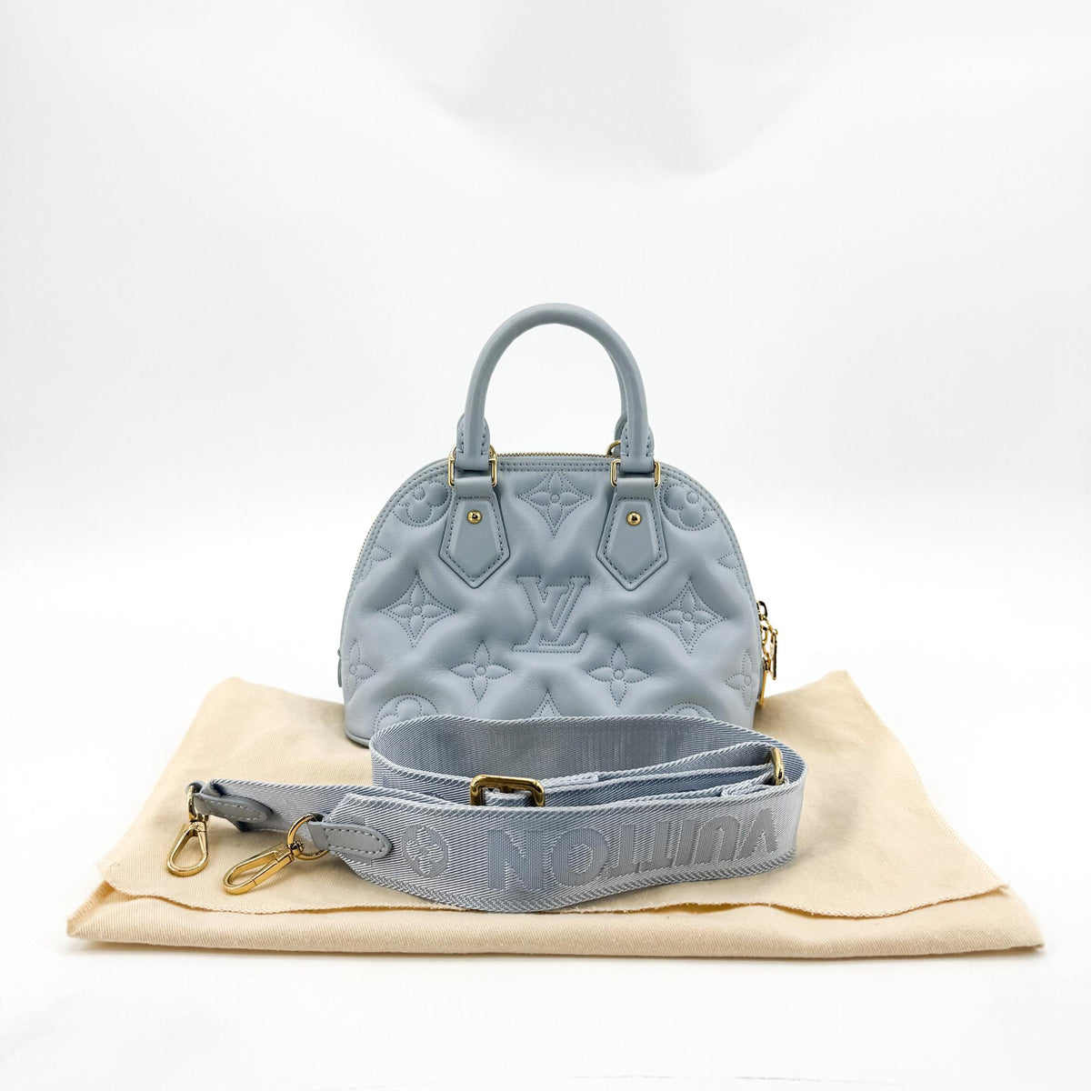 Louis Vuitton Bubblegram Alma BB Glacier Blue