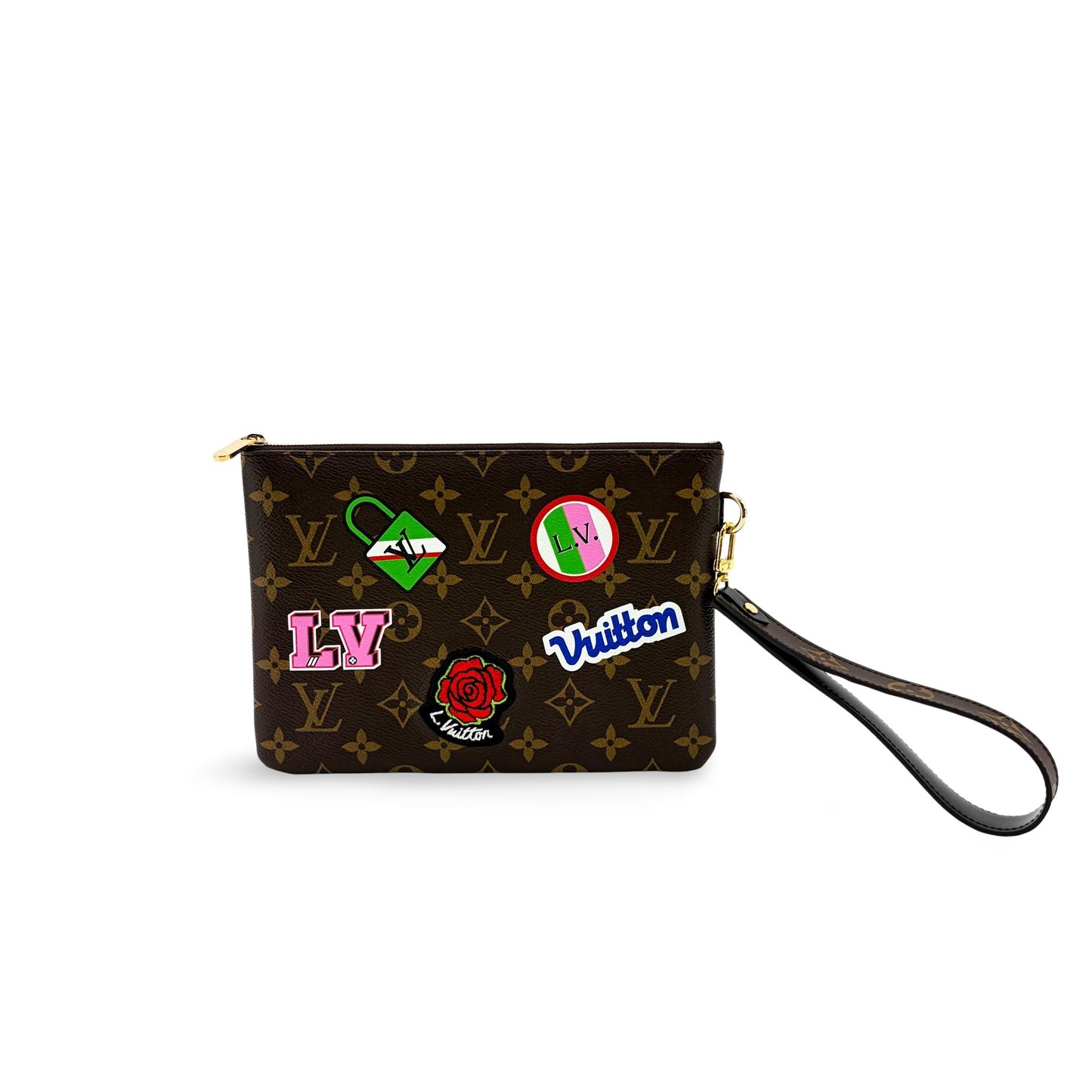 Louis Vuitton Monogram Stories Daily Pouch Brown