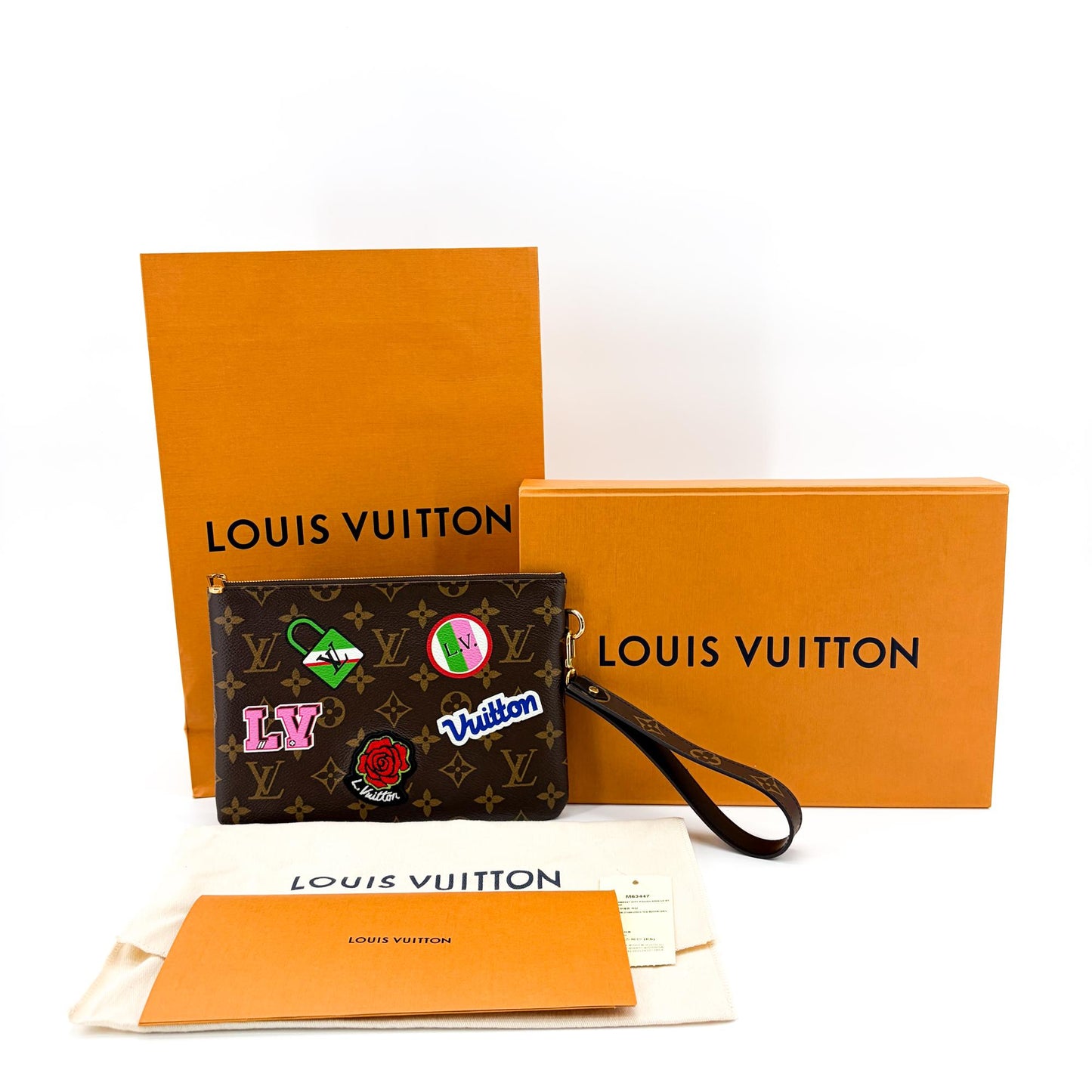 Louis Vuitton Monogram Stories Daily Pouch Brown
