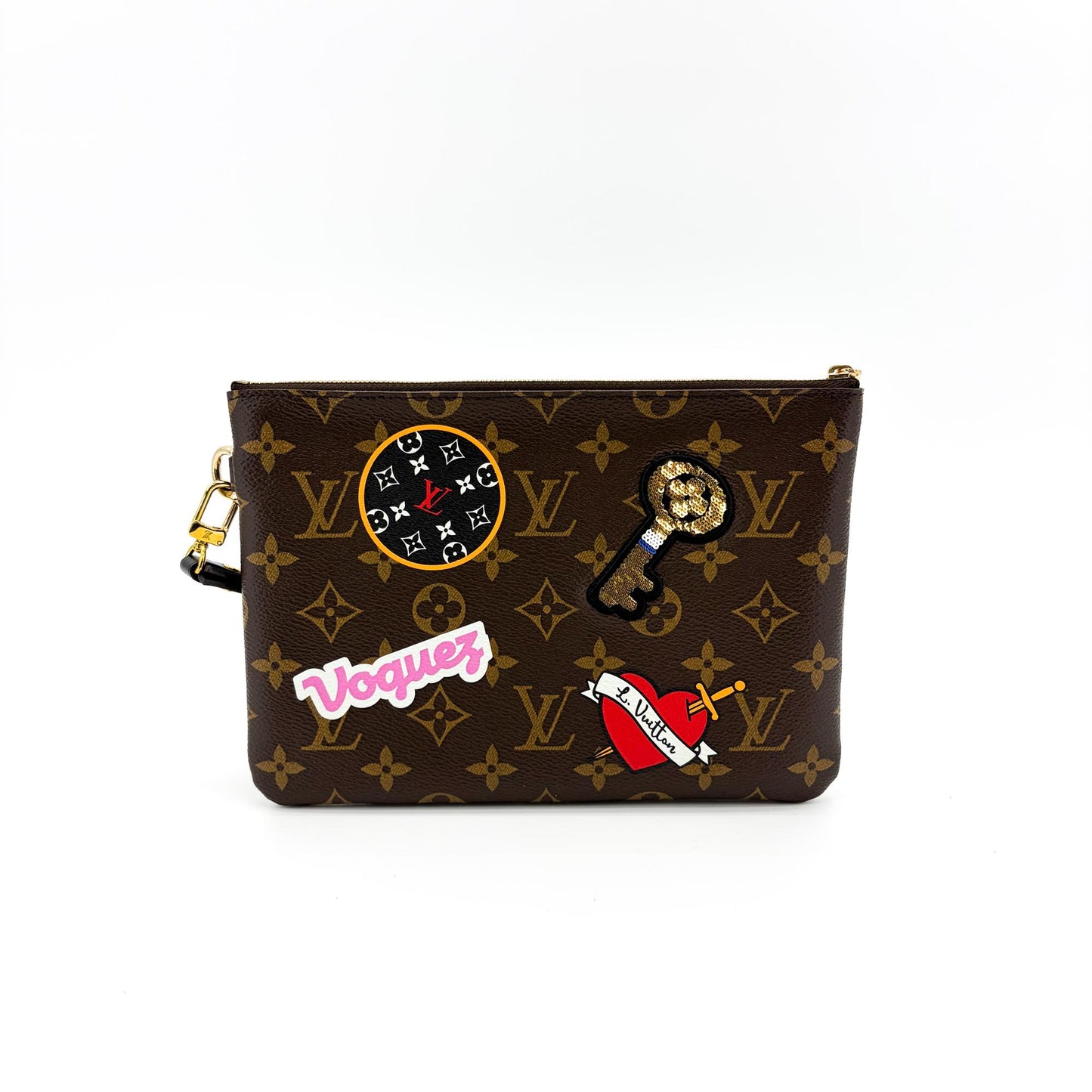 Louis Vuitton Monogram Stories Daily Pouch Brown