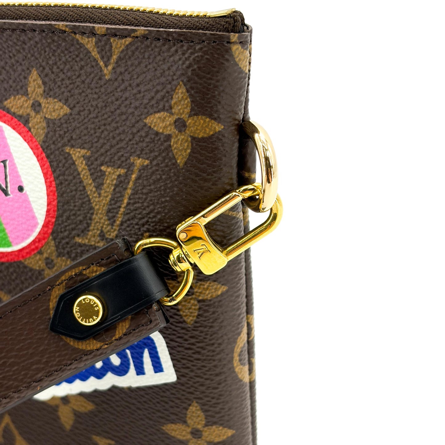 Louis Vuitton Monogram Stories Daily Pouch Brown