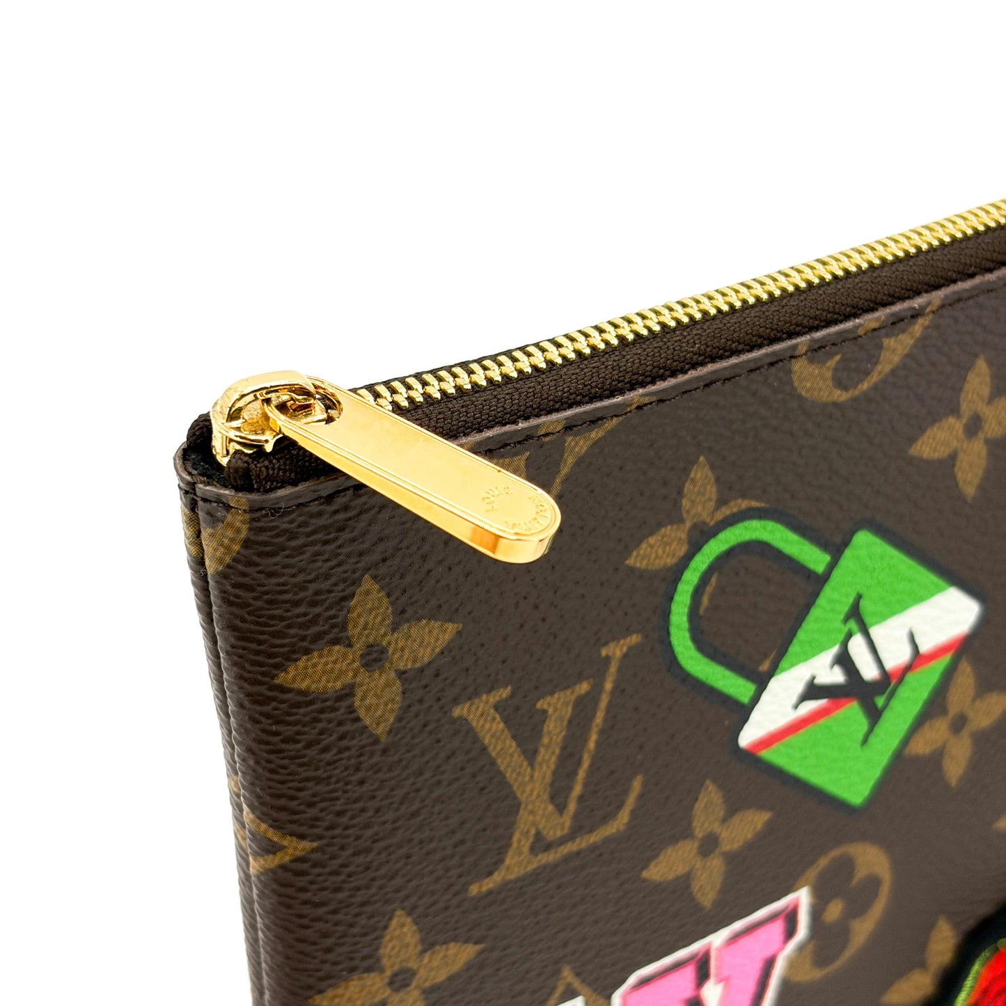 Louis Vuitton Monogram Stories Daily Pouch Brown
