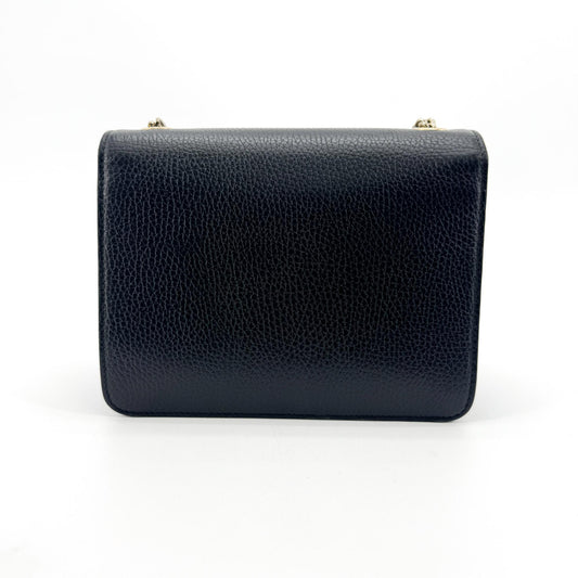 Gucci Interlocking G Chain Crossbody Bag Small Black