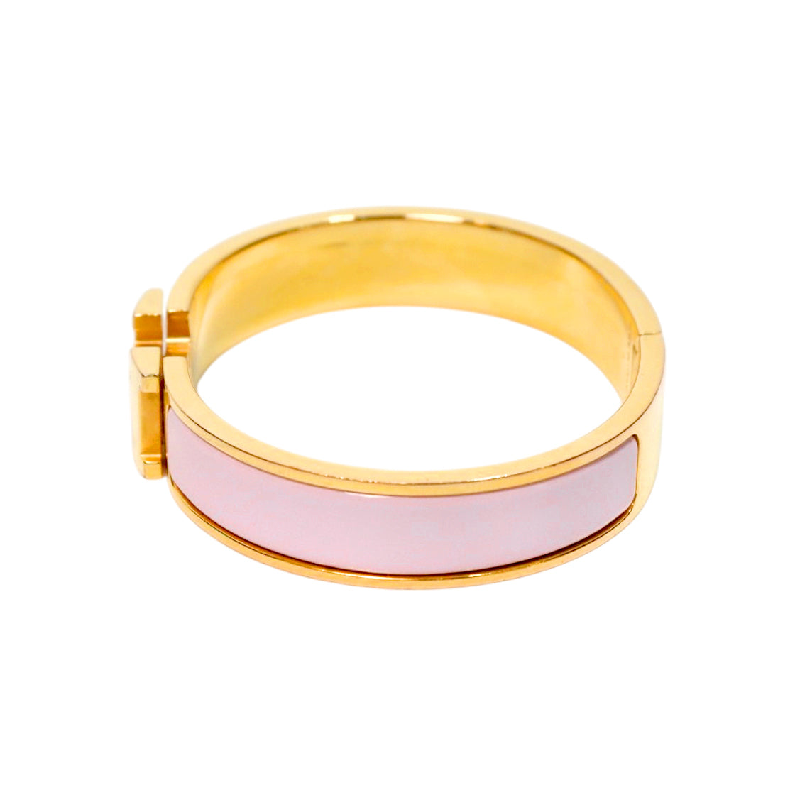 Hermès Pink Clic-a-Chou Bracelet